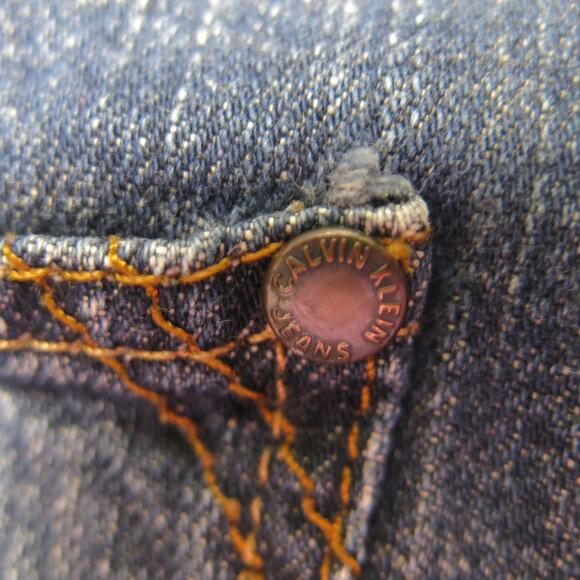 CALVIN KLEIN *VINTAGE* Jeans Size 36/32* Mens Relaxed Straight Blue Y2K Hip Hop - Picture 6 of 11